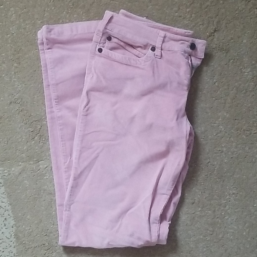 Pure Color Boot Cut Corduroys